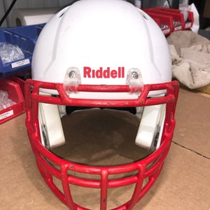USED RIDDELL SPEED ADULT HELMET - LARGE - WHITE - REJECT