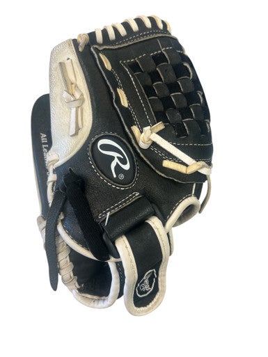 Used Rawlings HFP115B BB/SB Glove LH Throw Black And White 11 1/2" 11862-S000091845