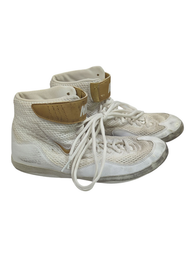 Used Nike 325256.100 WHT SHOES Wrestling Shoes White Senior 7 11862-S000091835