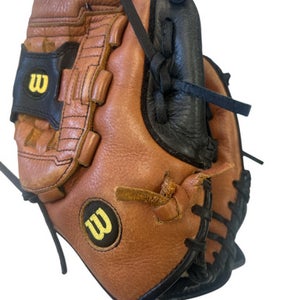 Used Wilson A2445 BB/SB Glove RH Throw Brown And Black 11" 11862-S000091843