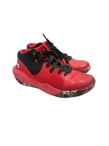 Used Under Armour Basketball Shoes Y Red And Black Junior 02 11862-S000091827