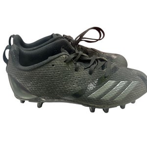 Used Adidas ADIZERO Jr FB Cleats Black Junior 04 11862-S000091826