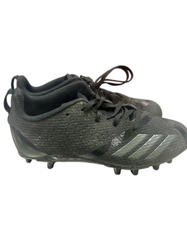 Used Adidas ADIZERO Jr FB Cleats Black Junior 04 11862-S000091826