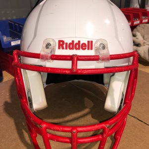 USED RIDDELL SPEED ADULT HELMET - LARGE - WHITE - REJECT