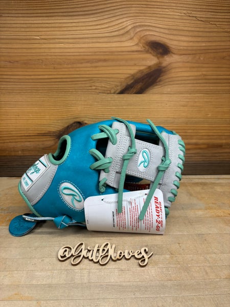 New 2025 Rawlings HOH 11.5" Teal, Gray and Pale Green