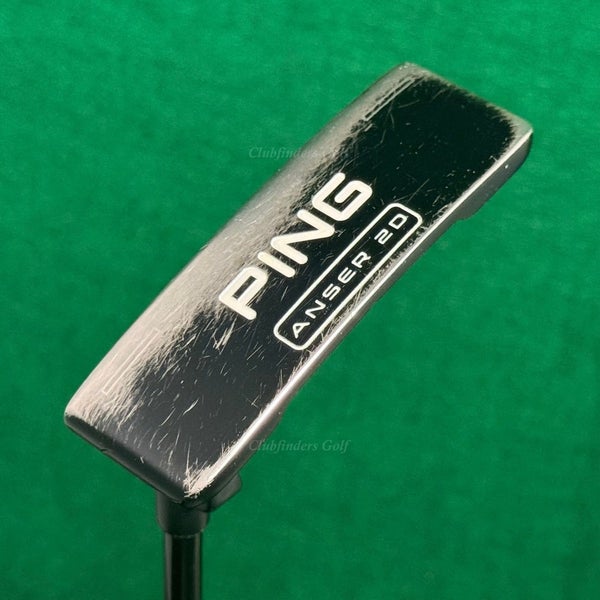 LH Ping 2023 Anser 2D Black Dot 34" Crank-Hosel Blade Putter w/ Super Stroke