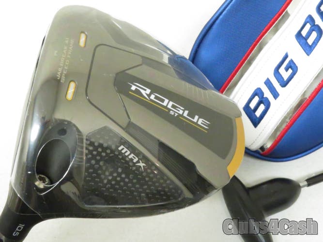 Callaway Rogue ST MAX Driver 10.5° TPT Power Range 15/Hi X-Flex NEW .. LEFT LH