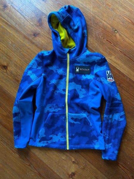 Blue Women's us ski team Medium Spyder Sweatshirt (Used)