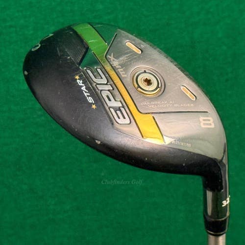 Callaway EPIC MAX Star 32 8 Hybrid SteelFiber fc 75 HY F4 Composite Stiff
