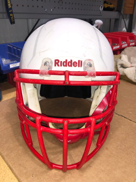 USED RIDDELL SPEED ADULT HELMET - LARGE - WHITE - REJECT