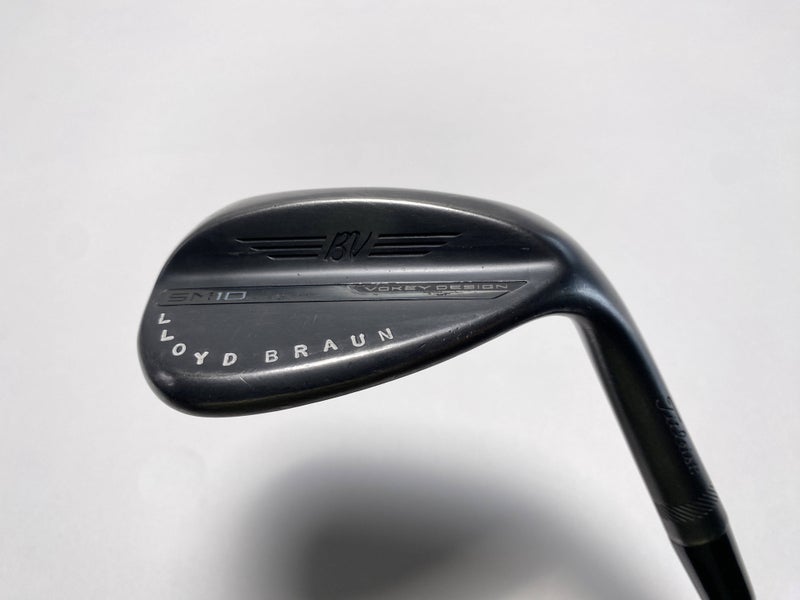 Titleist Vokey SM10 Jet Black Lob Wedge LW 60* 8 Bounce M-Grind KBS Mens RH