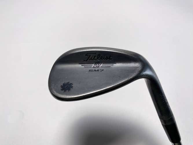 Titleist Vokey SM7 Jet Black Sand Wedge SW 56* 10 Bounce S-Grind Wedge Mens RH