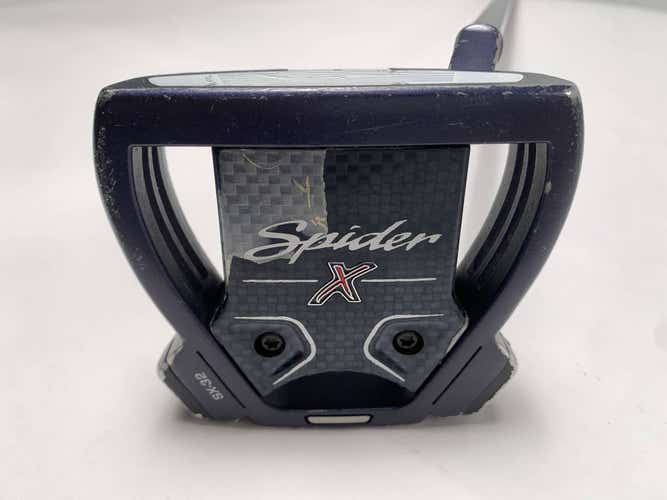 TaylorMade Spider X Navy Putter 34" SuperStroke Pistol GTR 1.0 Mens RH