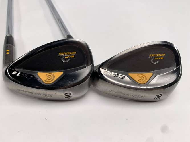 Cleveland CG14 Gunmetal Wedge Set 56* 14 | 60* 12 Traction Wedge Steel Mens RH