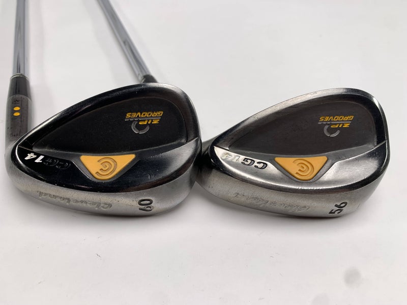 Cleveland CG14 Gunmetal Wedge Set 56* 14 | 60* 12 Traction Wedge Steel Mens RH