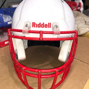 USED RIDDELL SPEED ADULT HELMET - LARGE - WHITE - REJECT