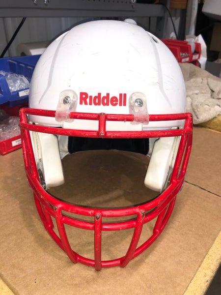 USED RIDDELL SPEED ADULT HELMET - LARGE - WHITE - REJECT
