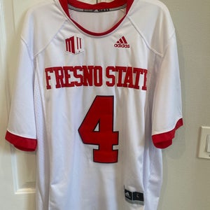 Super Rare Adidas Derek Carr Fresno State jersey (Size Mens Large)