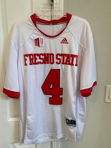Super Rare Adidas Derek Carr Fresno State jersey (Size Mens Large)