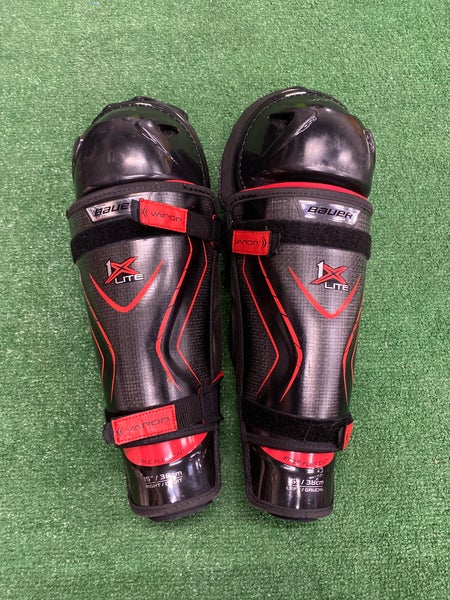 Senior Bauer Vapor 1X Lite Shin Pads 15"