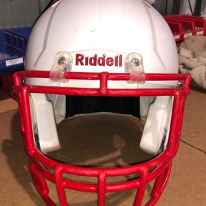 USED RIDDELL SPEED ADULT HELMET - LARGE - WHITE - REJECT
