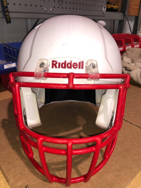USED RIDDELL SPEED ADULT HELMET - LARGE - WHITE - REJECT