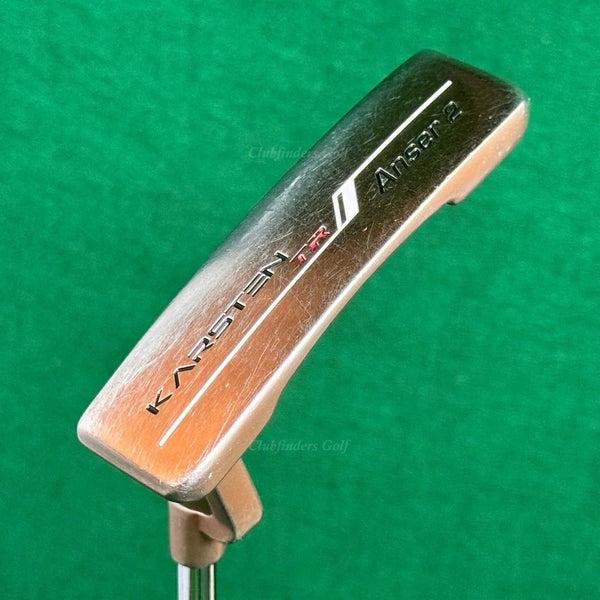 LH Ping Karsten TR Anser 2 Black Dot 34" Putter Stroke Fitting-Slight Arc
