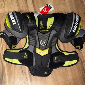 Large Senior Warrior Alpha QX Pro Shoulder Pads Pro Stock (New) St. Louis Blues Pro Return