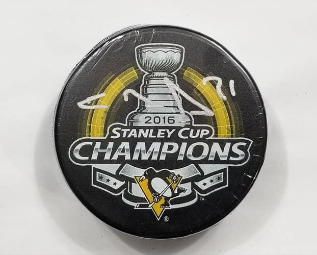 EVGENI MALKIN Autographed Penguins 2016 Stanley Cup Champs Signed Hockey Puck