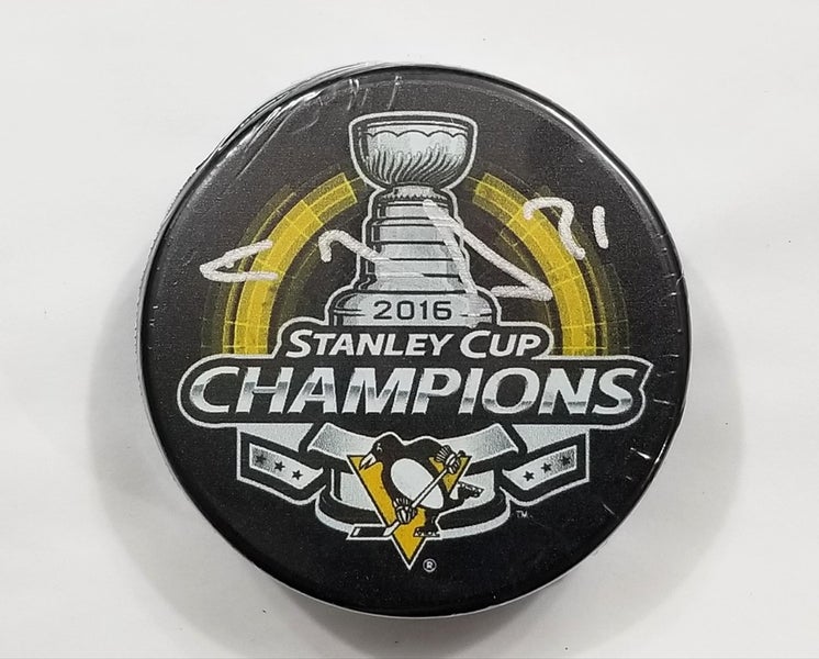 EVGENI MALKIN Autographed Penguins 2016 Stanley Cup Champs Signed Hockey Puck