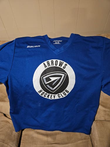 Blue Large Men's Bauer Jersey (Used)