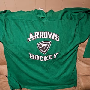 Green Large Adult Unisex Athletic Knit Jersey Long Island Arrows