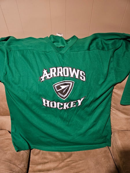 Green Large Adult Unisex Athletic Knit Jersey Long Island Arrows