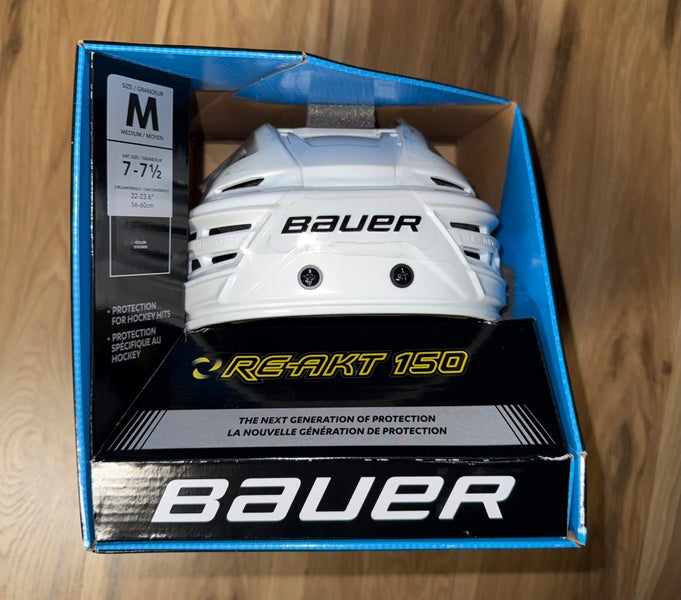 Medium Bauer Re-Akt 150 Helmet Pro Stock (New) St. Louis Blues Pro Return
