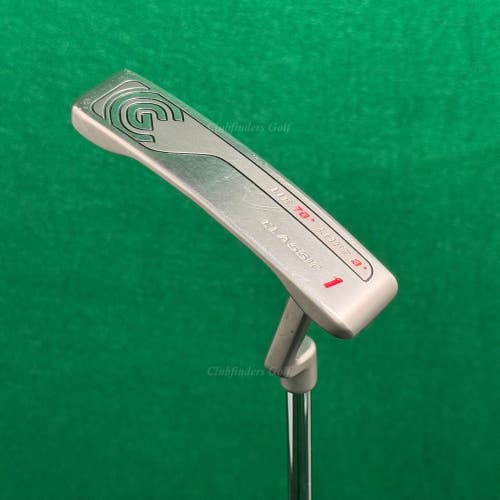 Cleveland Golf Classic #1 Chrome 34.75" Plumbers-Neck Blade Putter Golf Club
