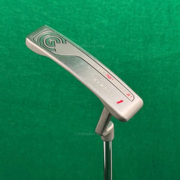 Cleveland Golf Classic #1 Chrome 34.75" Plumbers-Neck Blade Putter Golf Club