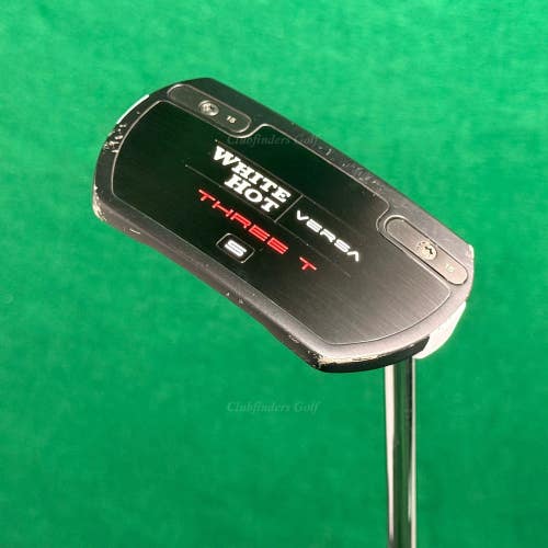Odyssey White Hot Versa THREE T S 34" Slant-Neck Putter W/ Stroke Lab & HC