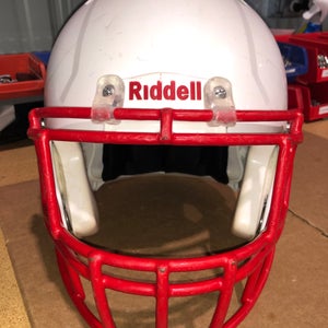 USED RIDDELL SPEED ADULT HELMET - XL - WHITE - REJECT