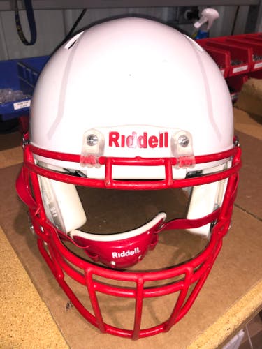 USED RIDDELL SPEED ADULT HELMET - XL - WHITE - REJECT