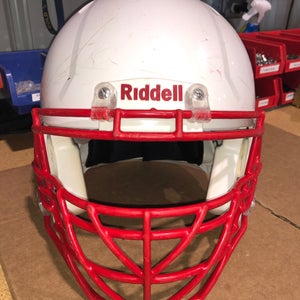 USED RIDDELL SPEED ADULT HELMET - XL - WHITE - REJECT