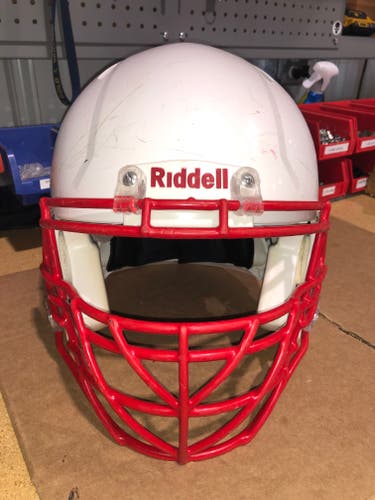 USED RIDDELL SPEED ADULT HELMET - XL - WHITE - REJECT