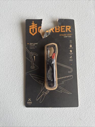 Gerber Stake Out 11-in-1 Multi-Tool Graphite 30-003842 Camping Hunting - NEW