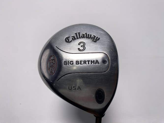 Callaway S2H2 Big Bertha 3 Fairway Wood 15* Regular Graphite Mens RH