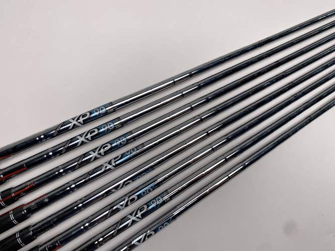 True Temper XP 90 R300 Reg. Iron Set of 8 Shafts4-AW 34.5''-37.5'' Pull 0.355
