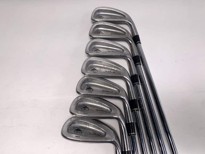 Titleist DCI 962 Iron Set 3-9 True Temper Dynamic Gold S300 Stiff Steel Mens RH