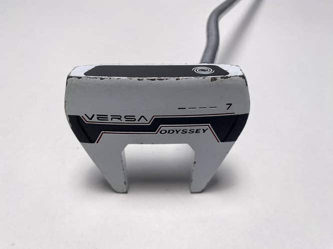 Odyssey Versa 7 White Black White Putter 35" Mens RH