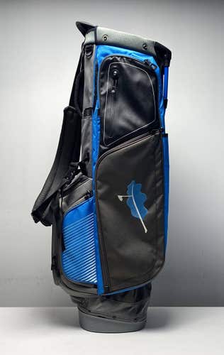 Ping Ultralight Stand Bag Gray/Blue 5-Way Divide Single Strap Golf Bag