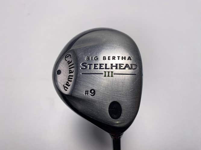 Callaway Steelhead III 9 Fairway Wood 24* System III Regular Graphite Mens RH