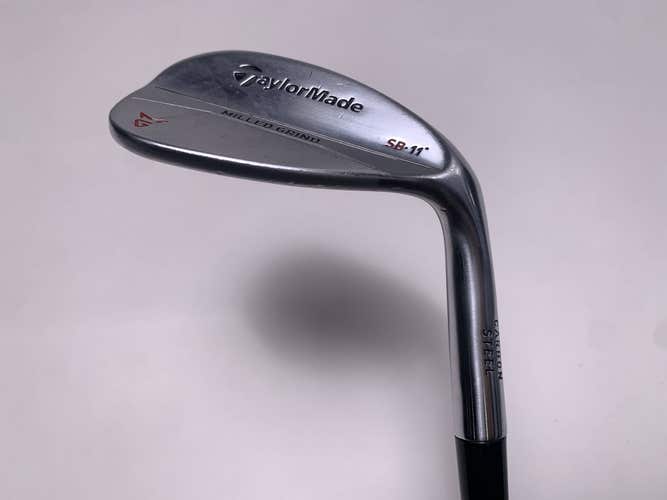 TaylorMade Milled Grind Satin Chrome Lob Wedge LW 58* 11 DG Wedge Steel Mens RH