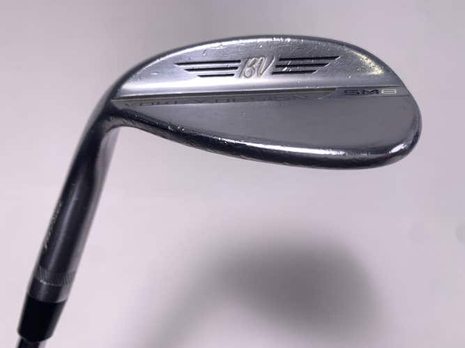 Titleist Vokey SM8 Tour Chrome Lob Wedge LW 60* 8 Bounce F-Grind Wedge Mens LH